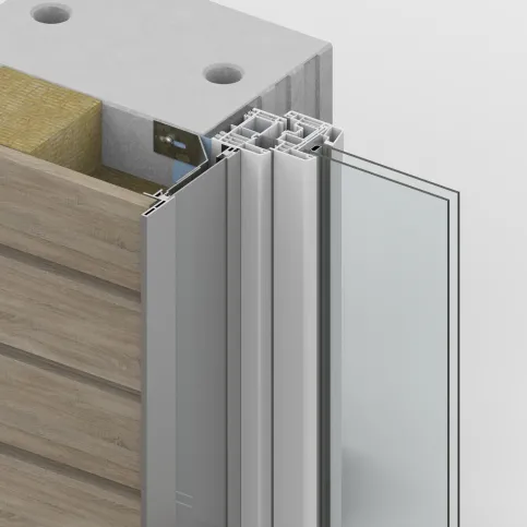 COVER 20 - Beispiel an einer Holzfassade