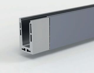 Abel Ganzglas-Geländersystem VISIOPLAN ULTRA - VISIOPLAN 65 Bodenmontage