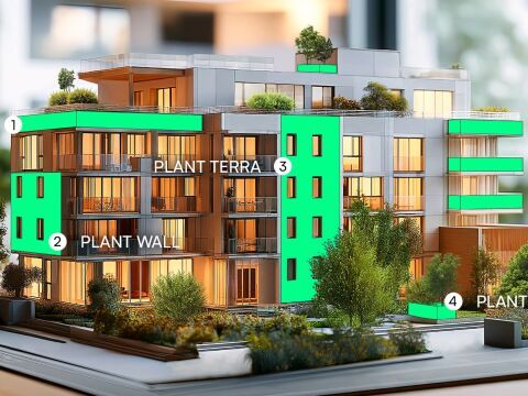 Innovative Gebäudebegrünung: Fassadenunabhängig & sicher mit PLANT SECURE