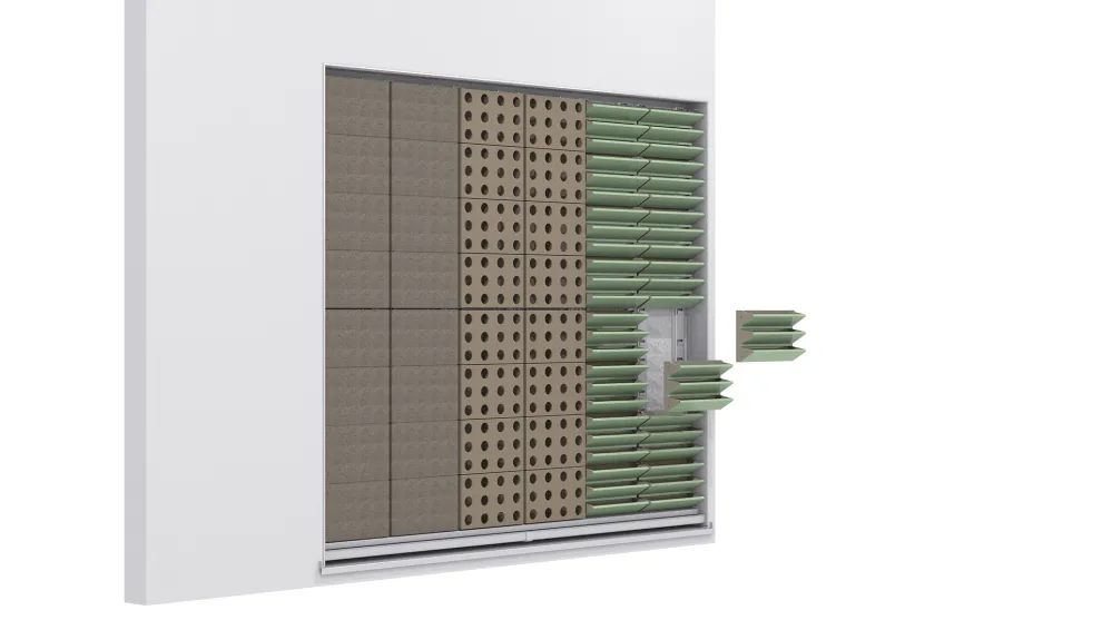 Modulvarianten: Geotextilmodul | Modul mit Pflanztöpfen | Substratmodul