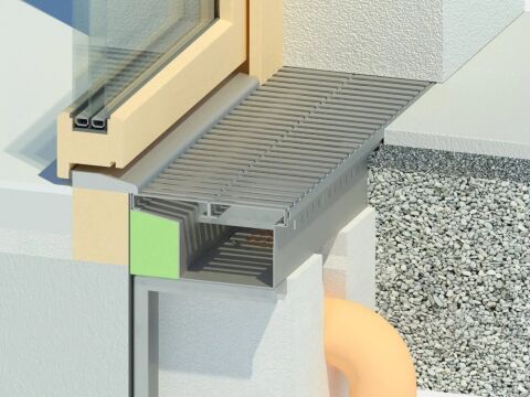 Barrierefreie Entwässerungsrinnen