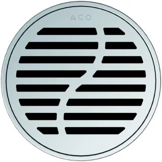 ACO ShowerDrain Rost D127,2 Wave Edelstahl K3 lose eingelegt