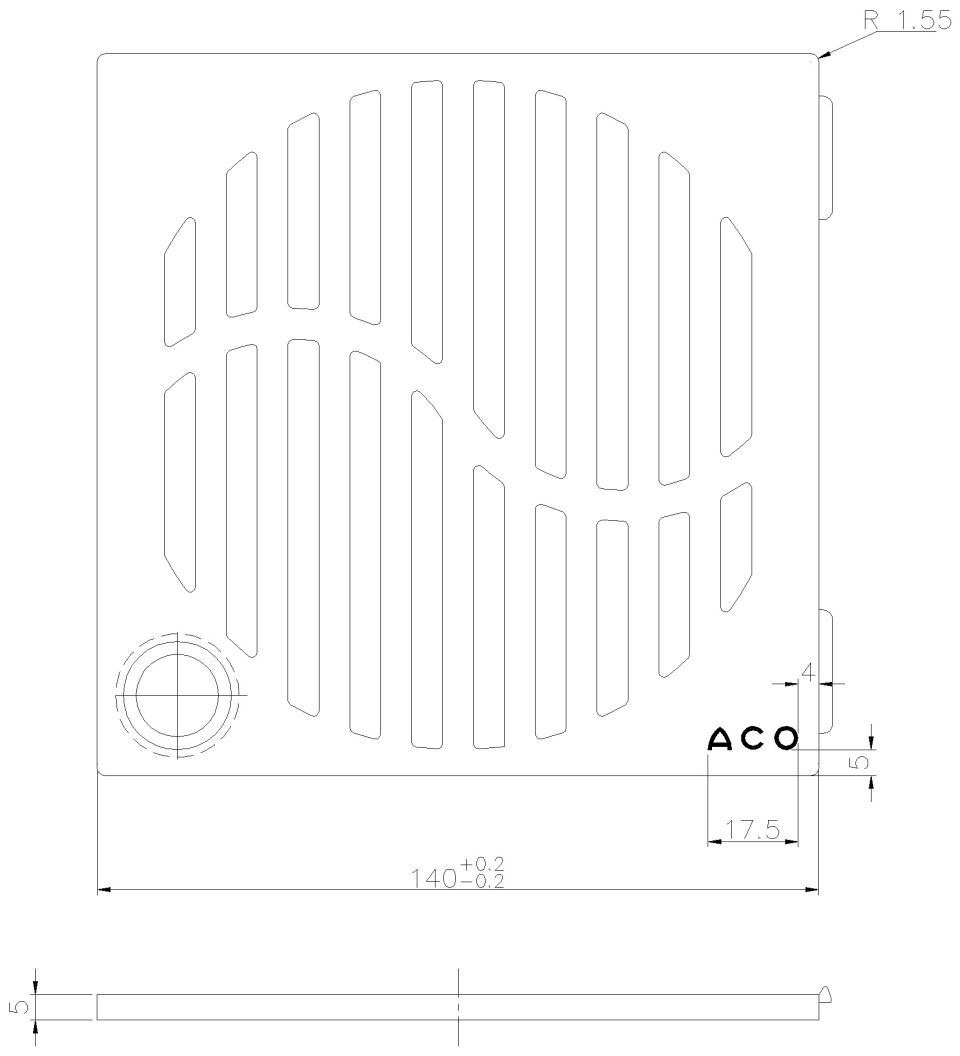 ACO ShowerDrain Rost