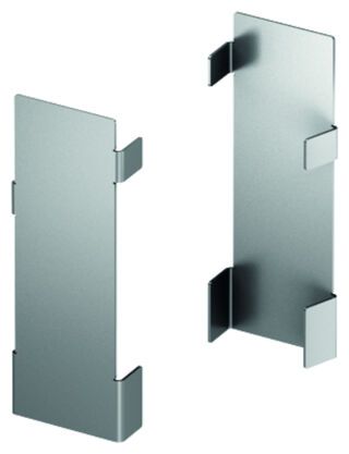 ACO Endkappen 2Stk. H105mm für Schlitzrahmen Triple C250 rostfreier Stahl