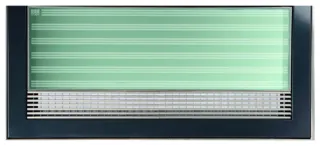 ACO Vario Abdeckung 1000x600 mm Glas hinten U-Profilrost und Randeinfassung anthrazit