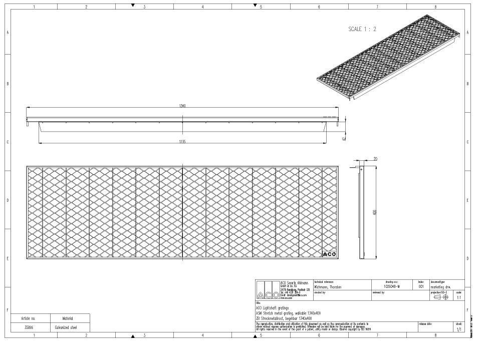 ACO Streckmetallrost