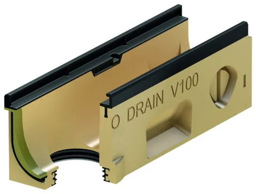 ACO PowerDrain Seal in V100, ohne Sohlengefälle