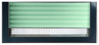 ACO Vario Abdeckung 1000x600 mm Glas hinten Maschenrost und Randeinfassung anthrazit