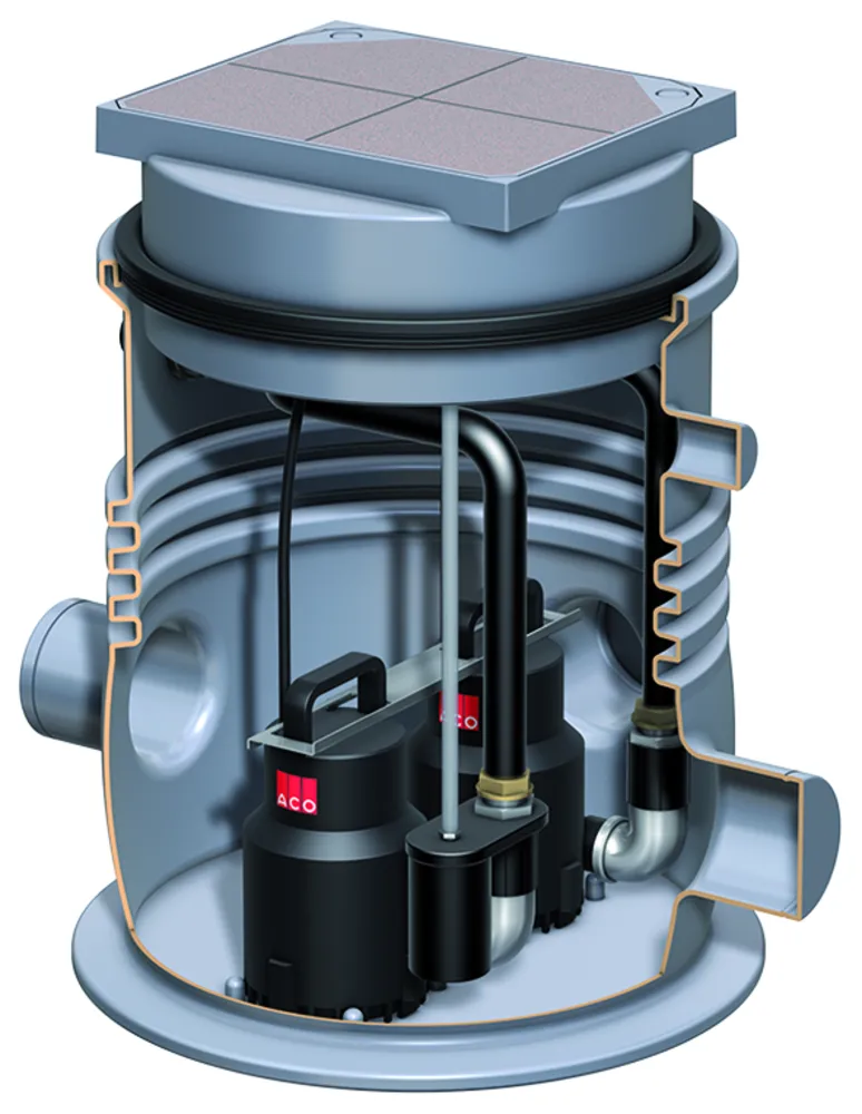 ACO Sinkamat Hebeanlage