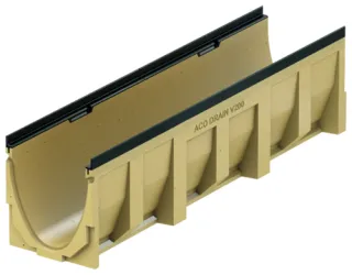 ACO Drain Multiline V200, mit Sohlengefälle