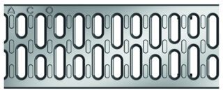 ACO Stegrost Drainlock V2A NW100 mm A15 1000 mm EN1433