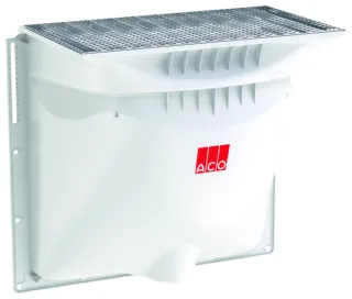 ACO Lichtschacht 1000x1000x600 mit Maschenrost 30/30 und Montageset begehbar