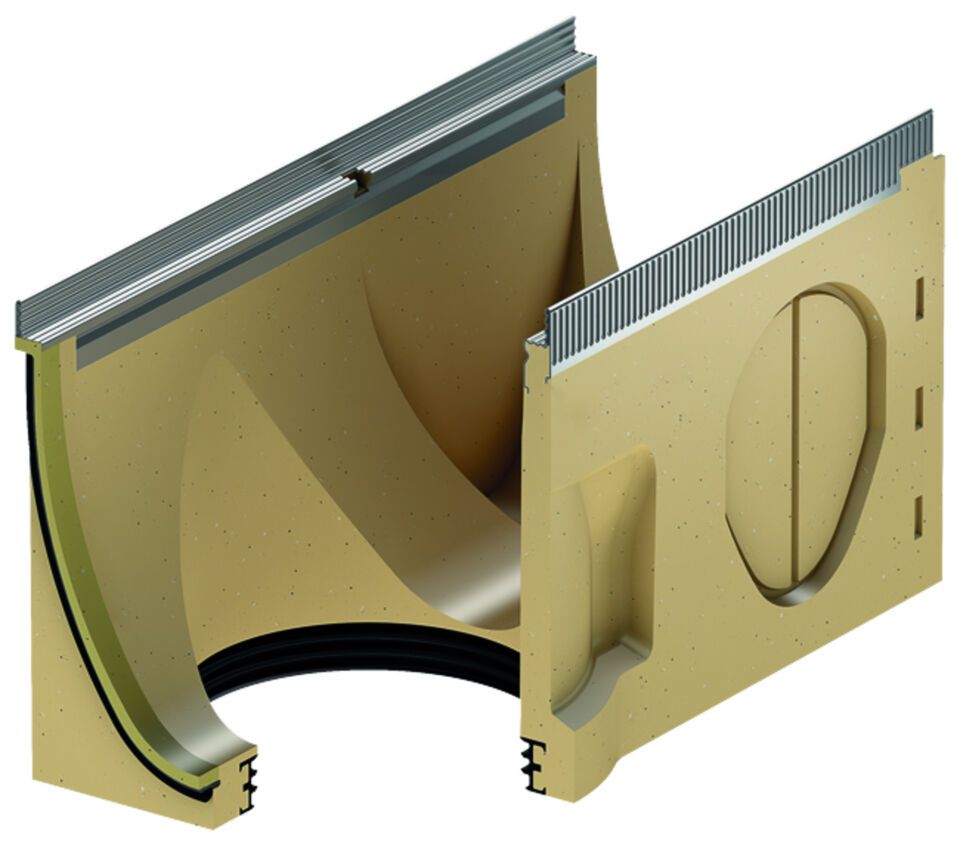 ACO Drain Multiline Seal V200, ohne Sohlengefälle