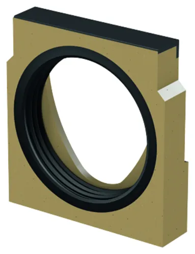 ACO Multiline V150G Stirnwand Typ0 mit Dichtung DN/OD150 mm GG