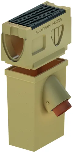 ACO DRAIN® Monoblock RD 200 V, Rinnenkörper