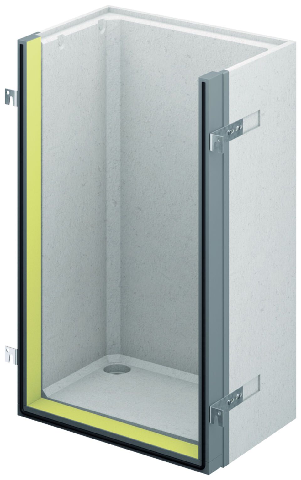 ACO Betonlichtschacht mit Boden, DWD, 100 mm Dämmung