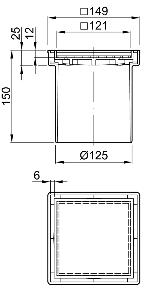 ACO Easy-Flow Aufsatzstück