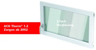 ACO Therm 1.2 DK-Einsatz HWD 2-fach