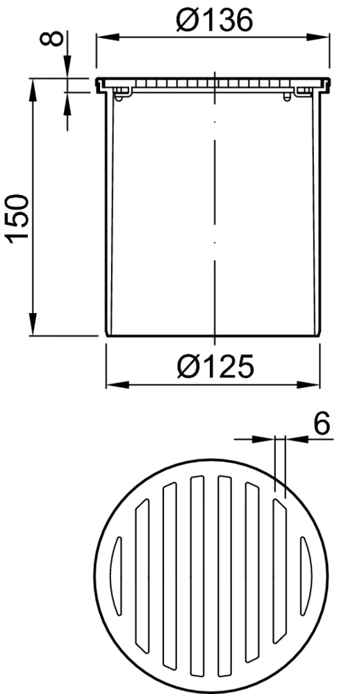 ACO Easy-Flow Aufsatzstück