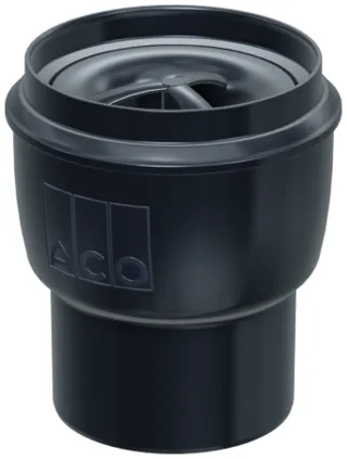 ACO Easy-Flow Bodenablauf DN100/90 Grad/1,6l/s/ Kst Halter./ WS50