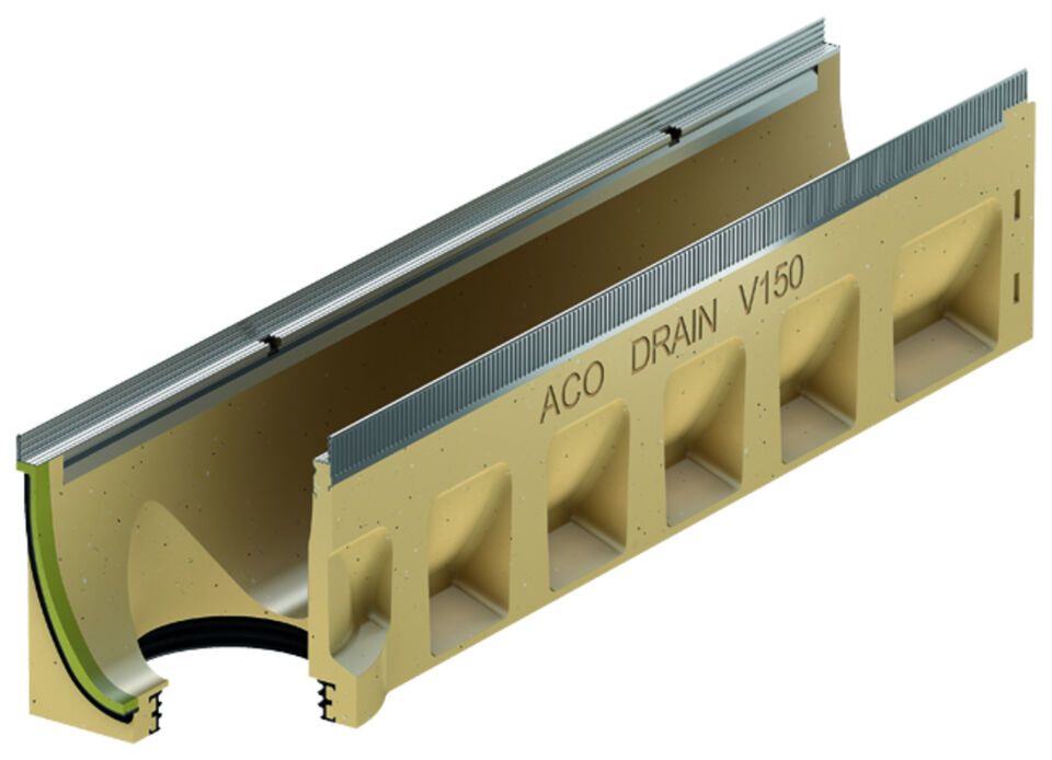 ACO Drain Multiline Seal V150, ohne Sohlengefälle ACO Drain Multiline Seal V150, ohne Sohlengefälle