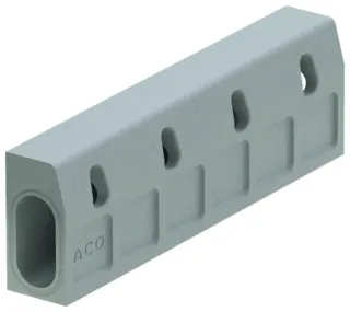 ACO DRAIN® KerbDrain 305, Rinnenkörper ohne Sohlengefälle