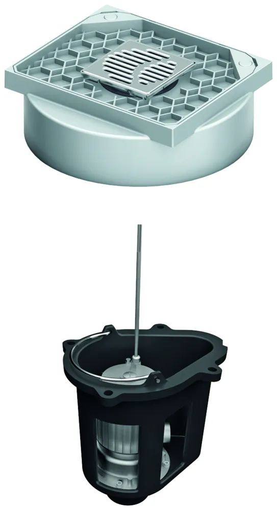 ACO Hebeanlage Muli-UF MWP2 Gewerketrennung/lange Variante Pumpe, etc.