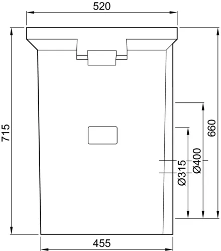 ACO DRAIN® Monoblock RD 300, Einlaufkasten