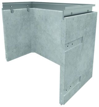 ACO Stahlaufsatz 100 mm