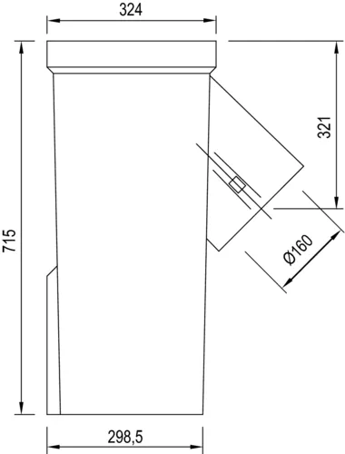 ACO DRAIN® Monoblock RD 200 V, Rinnenkörper
