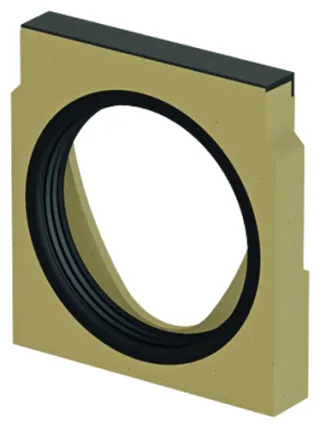 ACO Multiline V200G Stirnwand Typ0 mit Dichtung DN/OD200 mm GGG