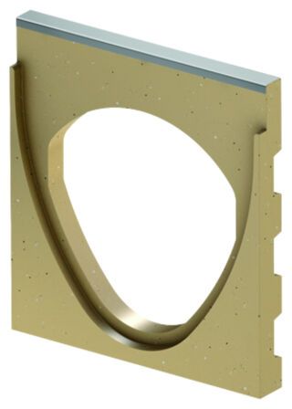 ACO Multiline Seal in V300S Adapter Eck-T-Kreuz 0.0 Stahl verzinkt