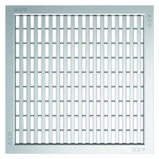 ACO Europoint Längsstabrost für Punktablauf V2A PKW befahrbar 250x250 mm