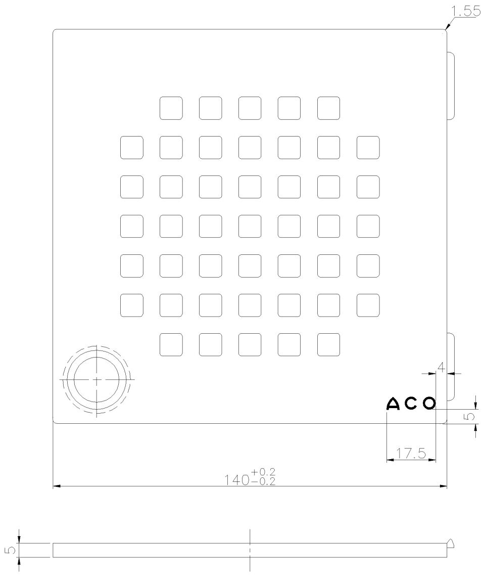 ACO ShowerDrain Rost