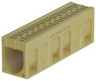 ACO DRAIN® Monoblock PD 200, Rinne ohne Sohlengefälle