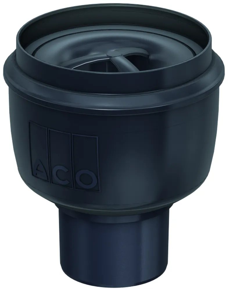 ACO Easy-Flow Bodenablauf DN70/90 Grad/1,6l/s/ Kst Halter./ WS50