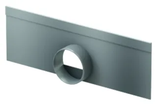 ACO Multiline V300S Stirnwand 120 mm mit Stutzen DN/OD75mm Stahl verzinkt