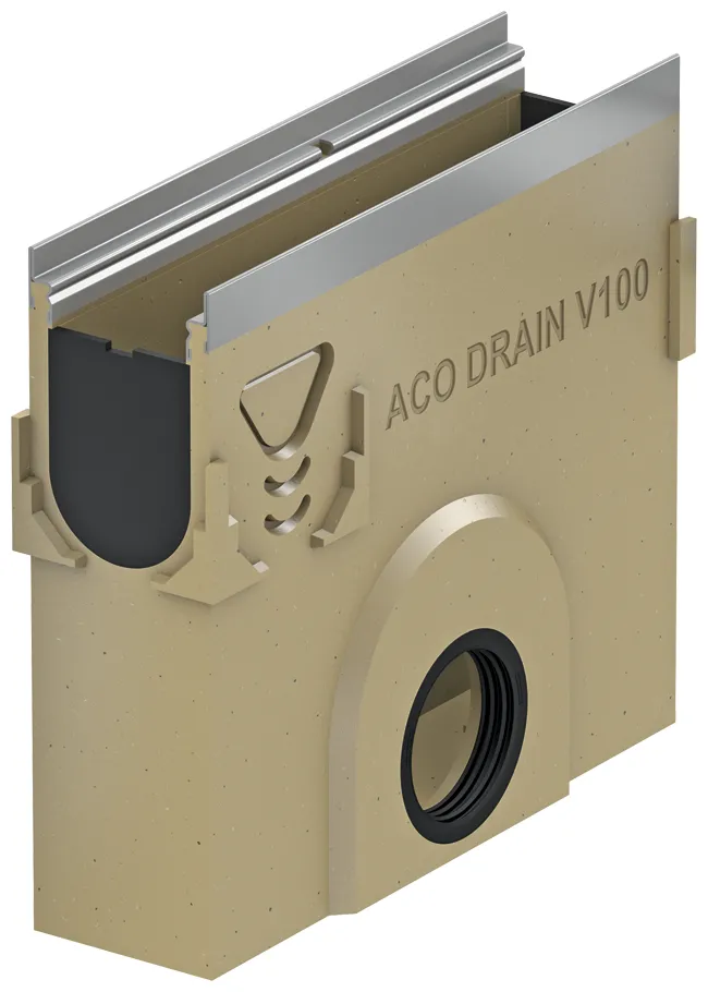 ACO Drain Multiline V100, Einlaufkasten