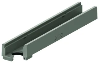 ACO Deckline P100 10.0.2 grau BH100 mm LLD DN/OD110