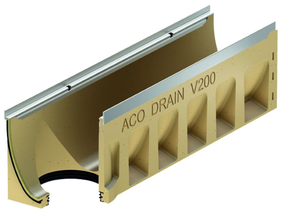 ACO Drain Multiline Seal V200, ohne Sohlengefälle