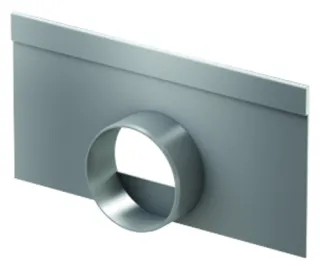 ACO Multiline V200S Stirnwand 120 mm mit Stutzen DN/OD75mm Stahl verzinkt