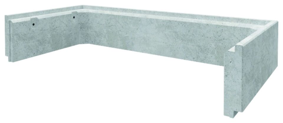 ACO Betonaufsatz 1800x200x600