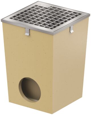 Aufsteckzarge 250x250 mm für Hofablauf