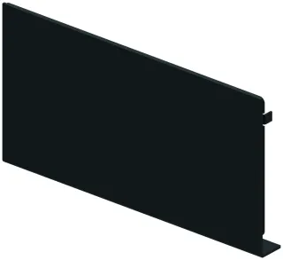 ACO Profiline X Stirnwand für fixe H7,5cm B15,5cm beschichtet