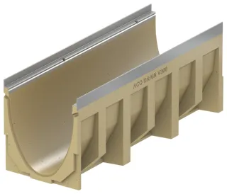 ACO Drain Multiline Rinne V300 S, mit Gefälle