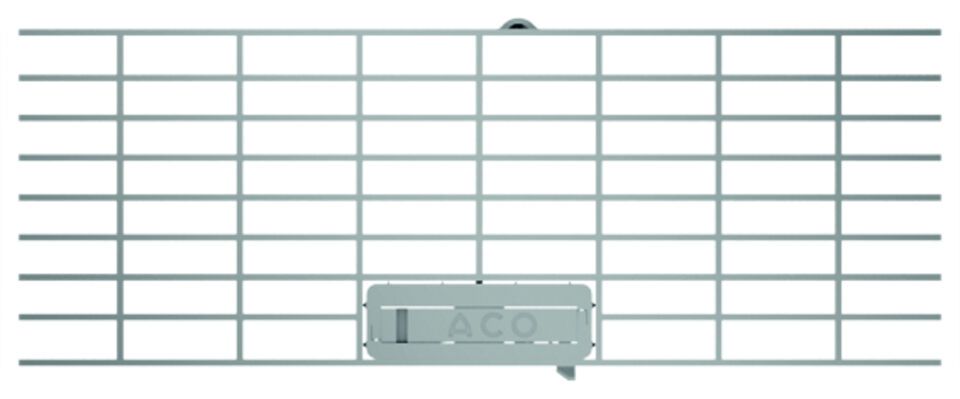 ACO Profiline 1,0 m Maschenrost MW30x10 V2A B150 mm seitlich verriegelt