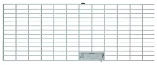 ACO Profiline 0,5 m Maschenrost MW30x10 vz B150 mm seitlich verriegelt