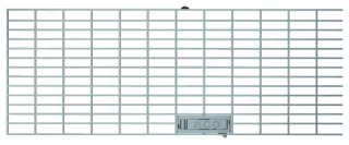 ACO Profiline 0,5 m Maschenrost MW30x10 V2A B150 mm seitlich verriegelt