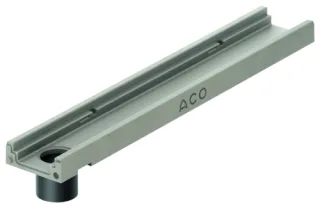 ACO Deckline P100 0.0.3 grau BH60 mm mit PE-Ablauf