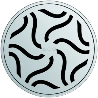 ACO ShowerDrain Rost D127,2 Hawaii Edelstahl K3 lose eingelegt